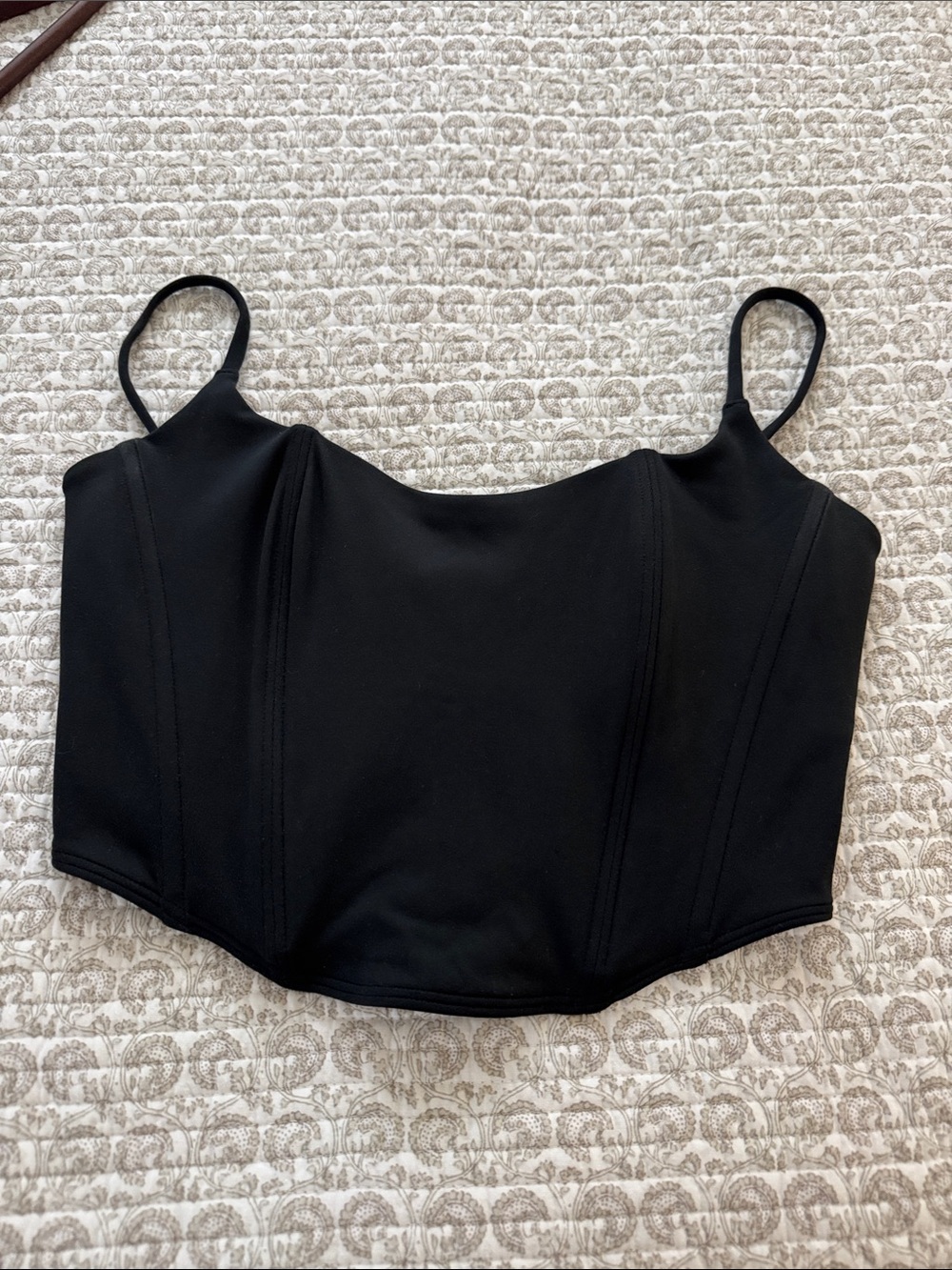 Gilly Hicks Black Spaghetti-Strap Bustier Camisole
